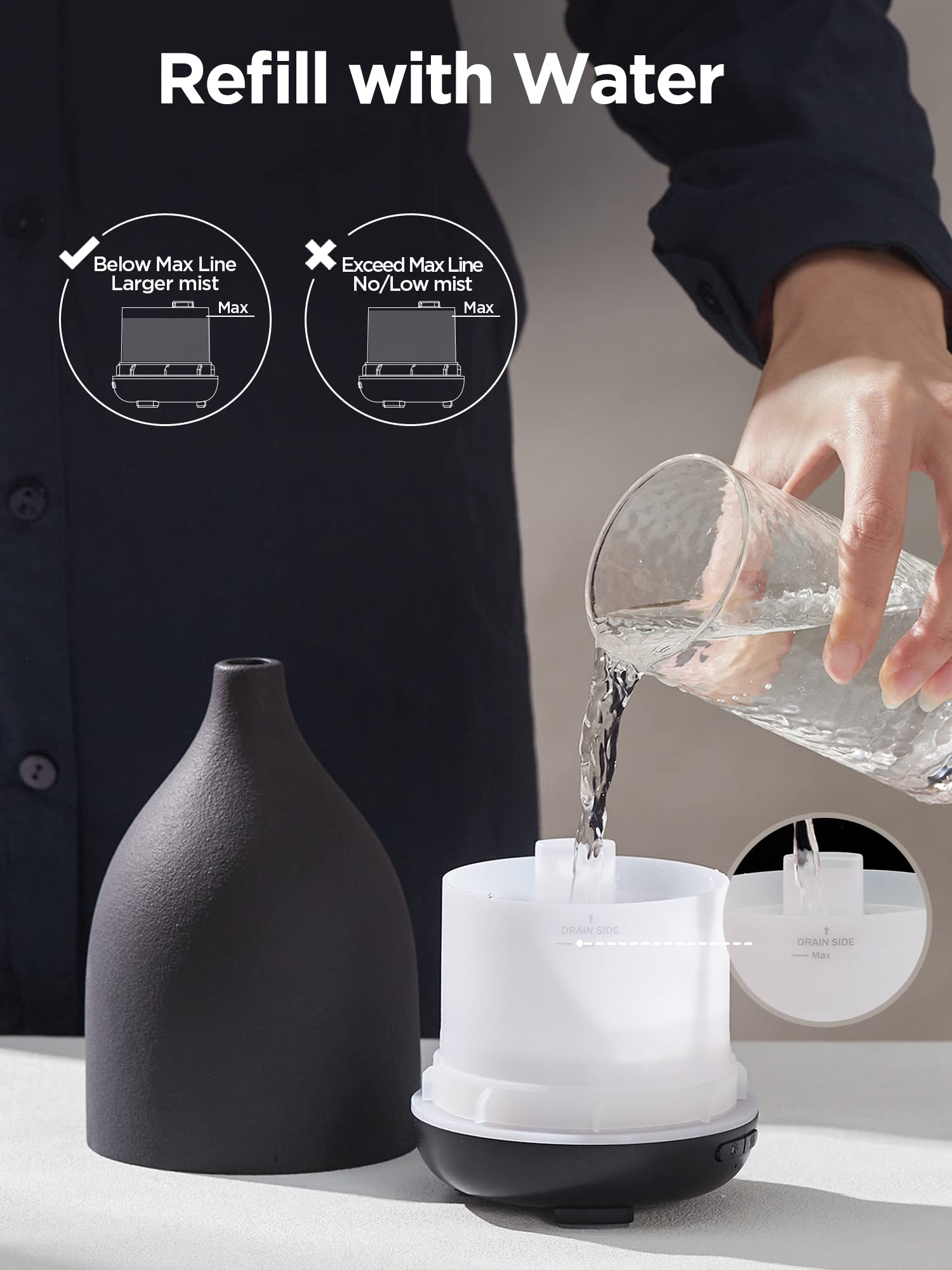 InnoGear difusor, diseño decorativo para cualquier habitación.