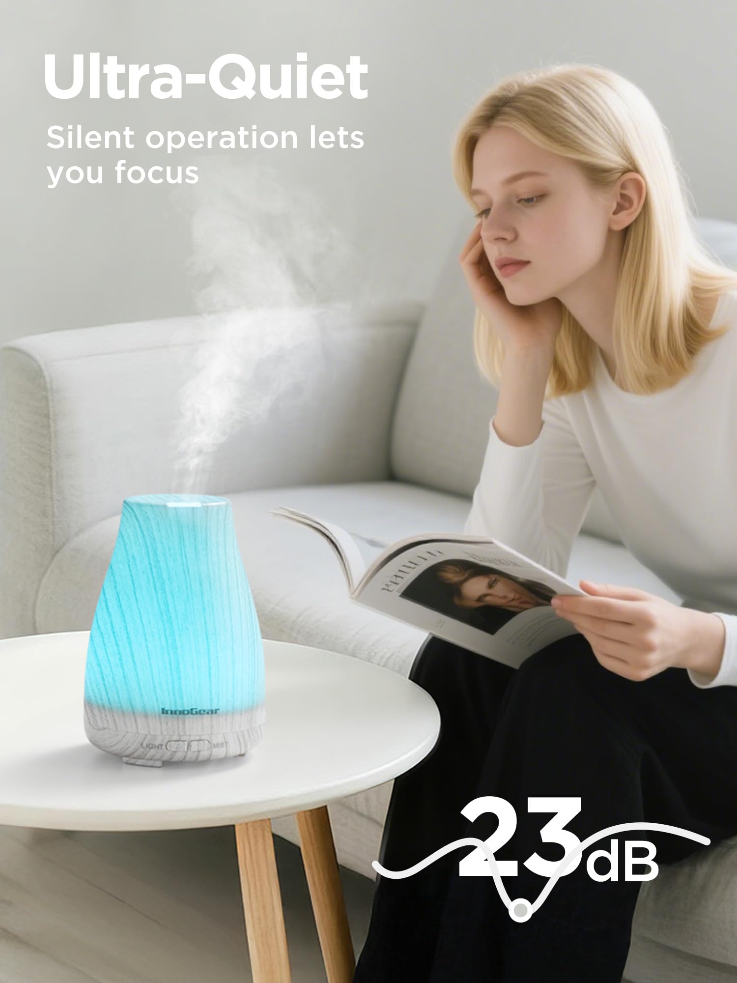 Difusor InnoGear con niebla continua para aroma sostenido