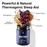 InnoSupps Night Shred con ashwagandha para apoyar la relajación nocturna