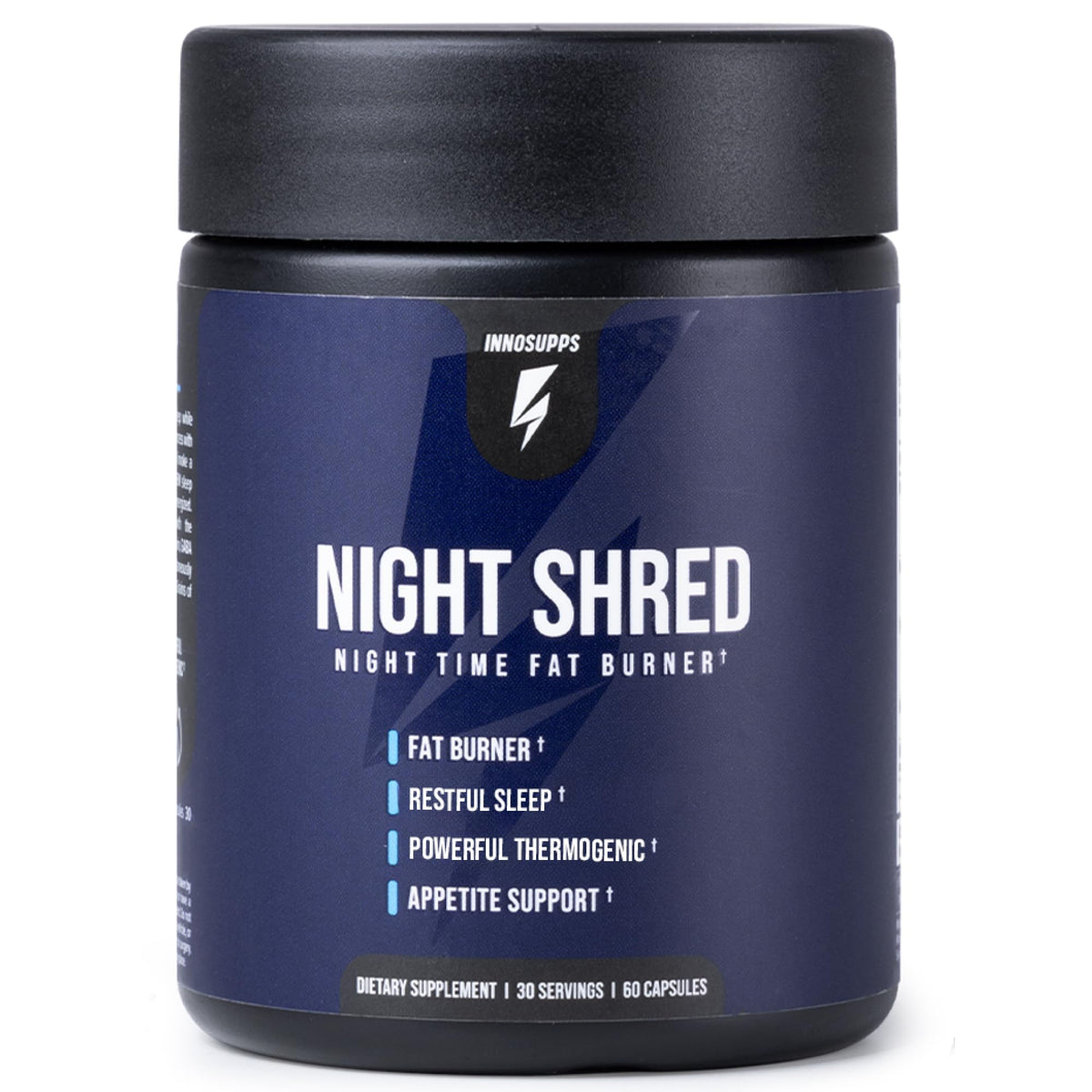 InnoSupps Night Shred en botella, ideal para quemar grasa nocturna