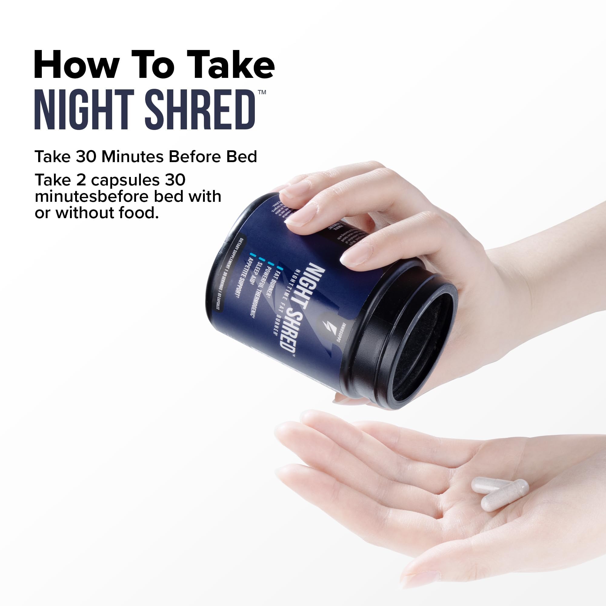 La melatonina de Night Shred favorece un sueño profundo
