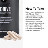 InnoSupps T-Drive: ashwagandha ingrediente clave para apoyo general.