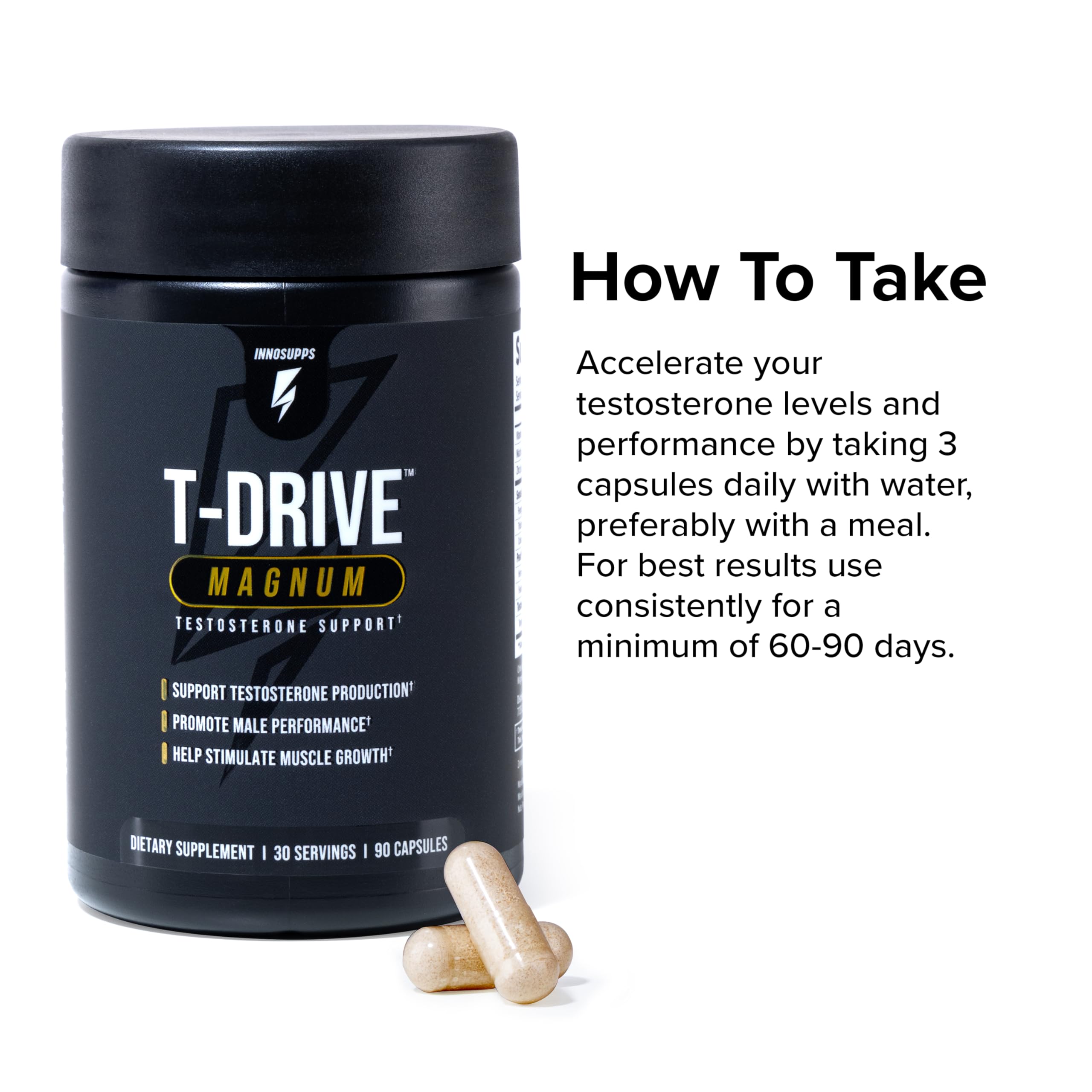 InnoSupps T-Drive Magnum workout scene shows energy in action
