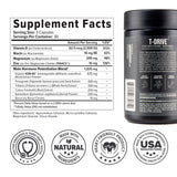 InnoSupps T-Drive: rendimiento mejorado durante ejercicios intensos.