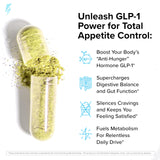 InnoSupps Trim Biome GLP-1: cápsulas para apoyo al apetito post comida.