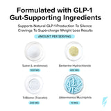 InnoSupps Trim Biome GLP-1: envase preparado para rutina de salud intestinal.