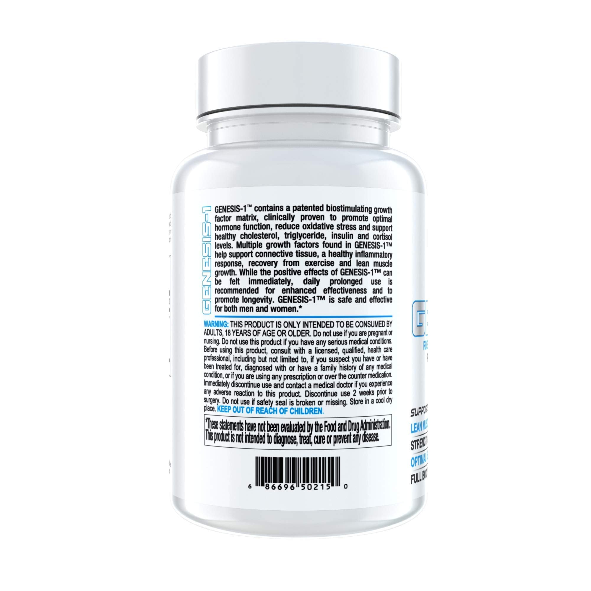 InnovaPharm Genesis-1 dosis diaria para salud óptima y longevidad.