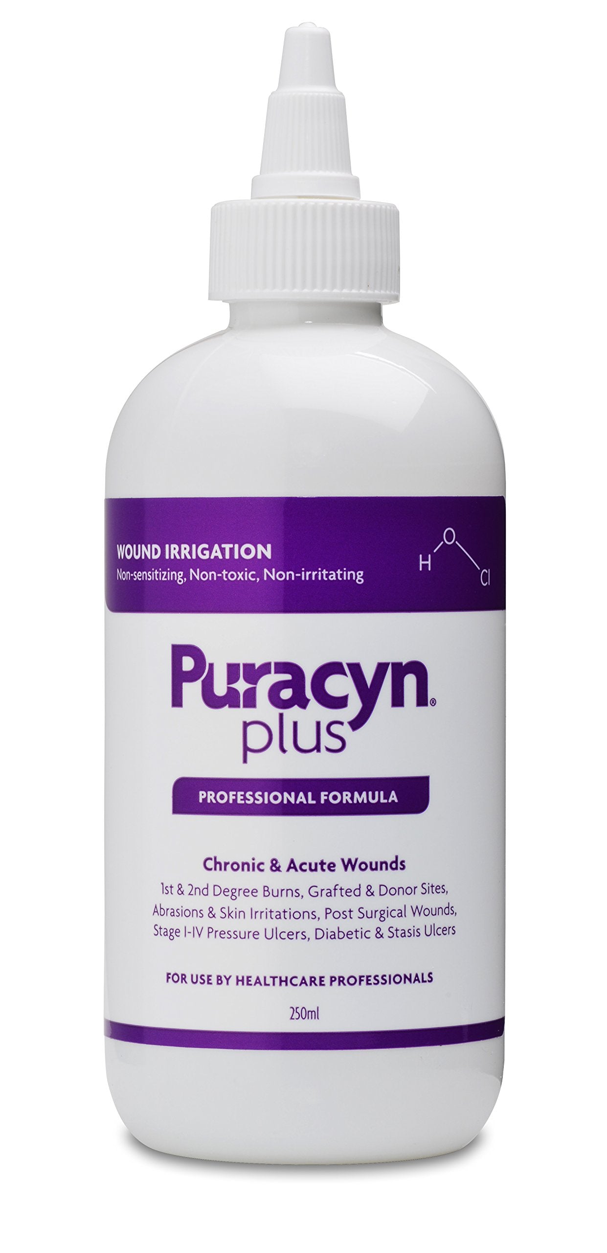 Innovacyn Puracyn Plus en botella con bomba de 8oz para aplicación cómoda.