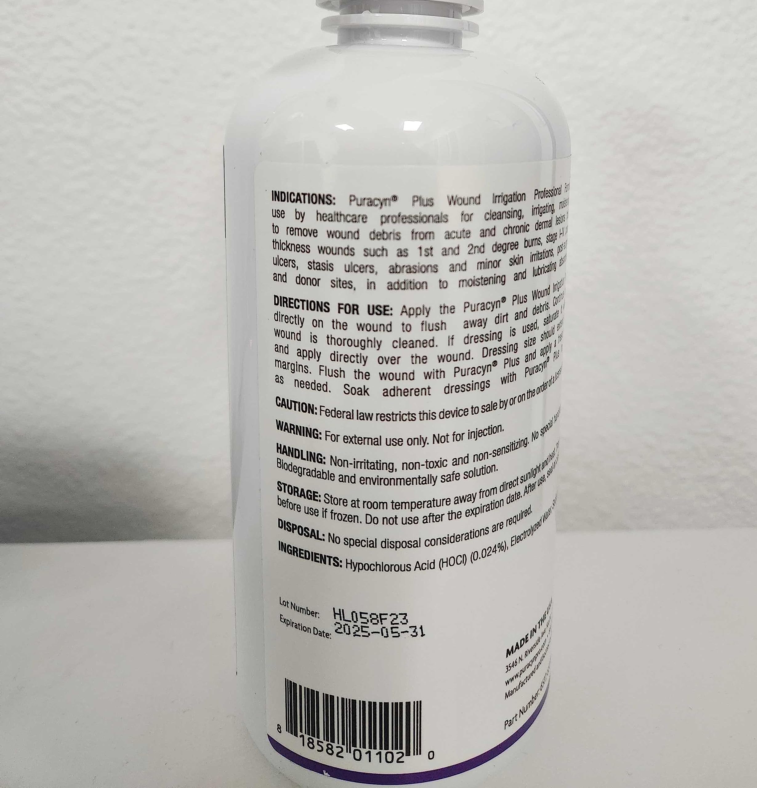 Innovacyn Puracyn Plus LIQTWIST de 8oz, dispensación fácil para uso diario.