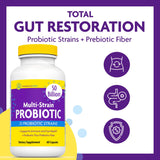 InnovixLabs probióticos de múltiples cepas: cápsulas fáciles de tragar para equilibrio intestinal