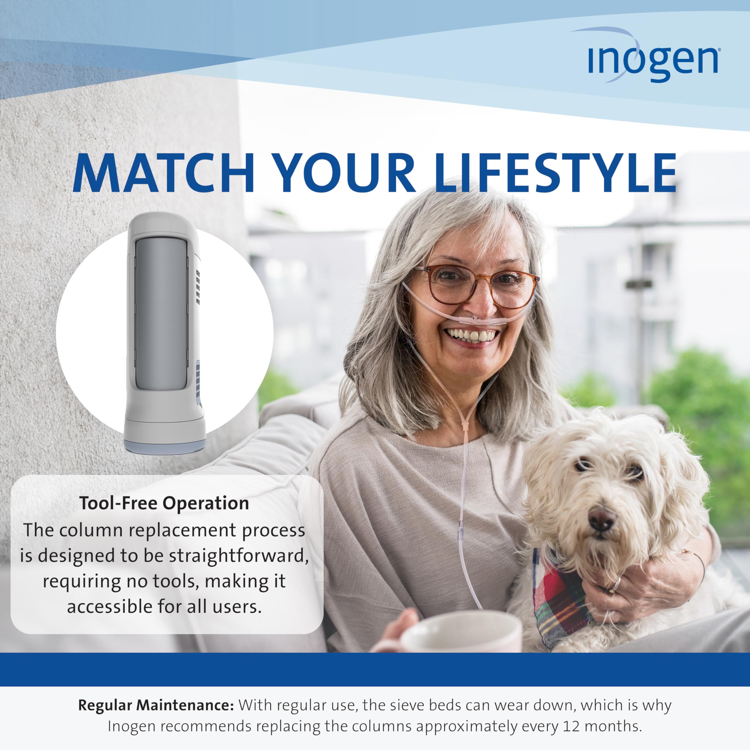 Inogen One G3: solución para mantenimiento en casa, sin envíos.