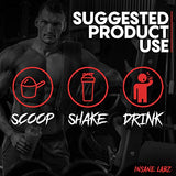 Insane Labz creatina monohidrato se disuelve en bebida para entrenamientos eficientes