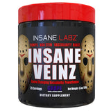 Insane Labz Insane Veinz: botella que destaca la vasculatura para entrenos.
