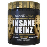Insane Labz Insane Veinz Gold empaque frontal para identificar su formato y uso en entrenamientos.