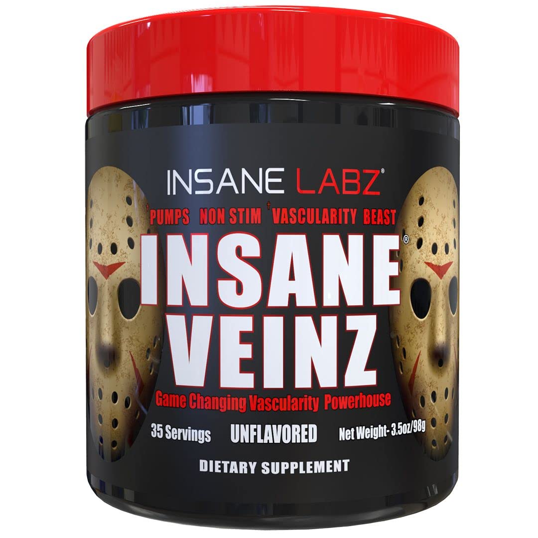 Insane Labz Insane Veinz potencia la vascularidad durante entrenamientos intensos.