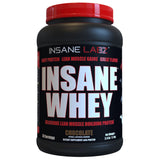 Insane Labz Insane Whey, bote con 25 g de proteína para músculos definidos.