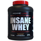 Insane Labz Insane Whey, sabor chocolate, ideal para recuperación posentrenamiento y desarrollo muscular.