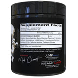 Insane Labz Psychotic Black Edition: sabor sandía, experiencia fresca para entrenamientos.