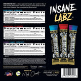 Insane Labz Psychotic Gold, bebida preentrenamiento preparada para energía clara.