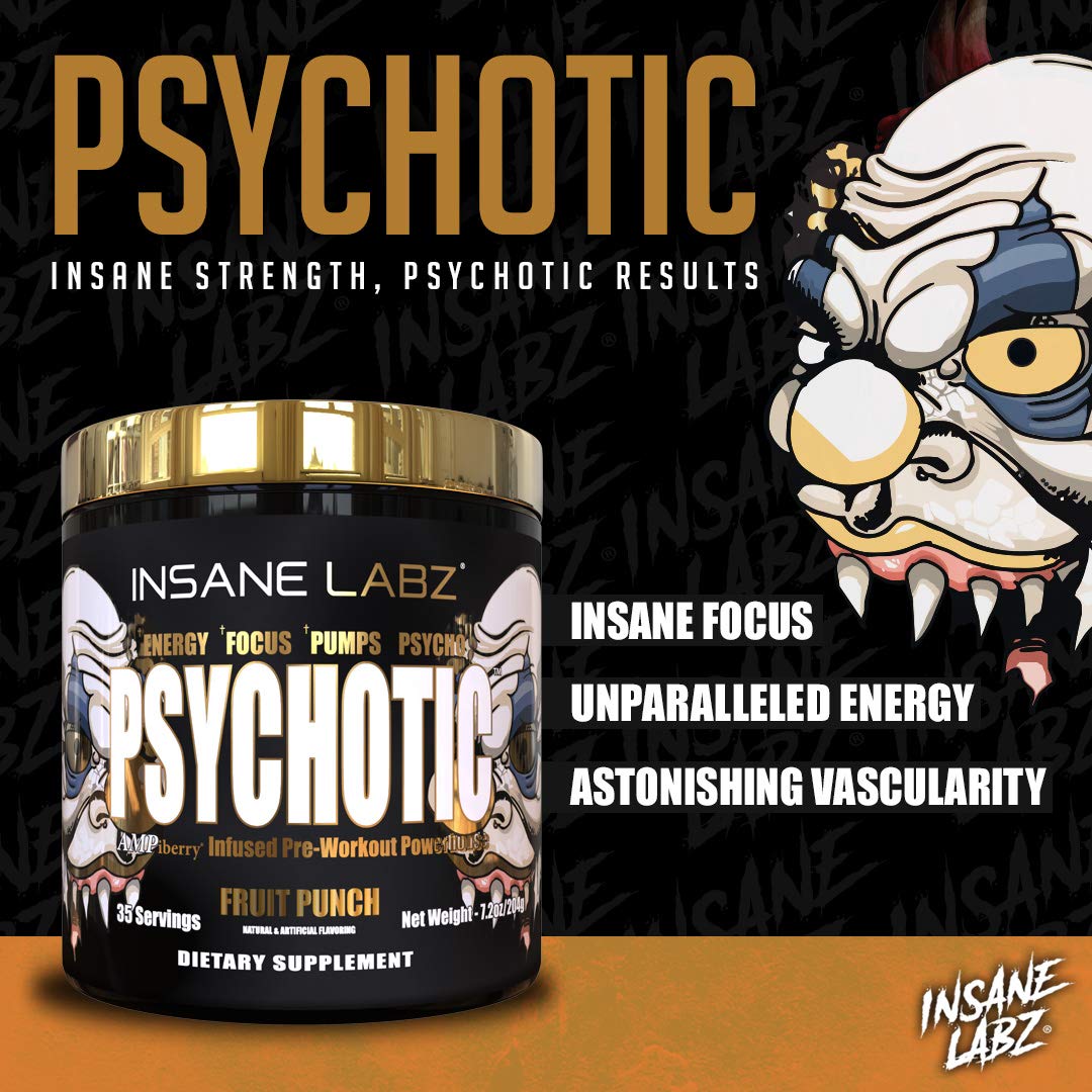 Insane Labz Psychotic Gold dosificador: medición fácil para energía sostenida