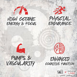 Ambiente de gimnasio con Psychotic SAW listo para entrenar