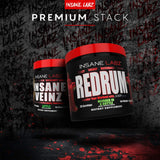 Lote de Insane Labz Redrum con fecha de fabricación para frescura.