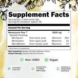 Inspired Nutrition UltraLaurin salud intestinal con mezcla de monolaurina para bienestar.