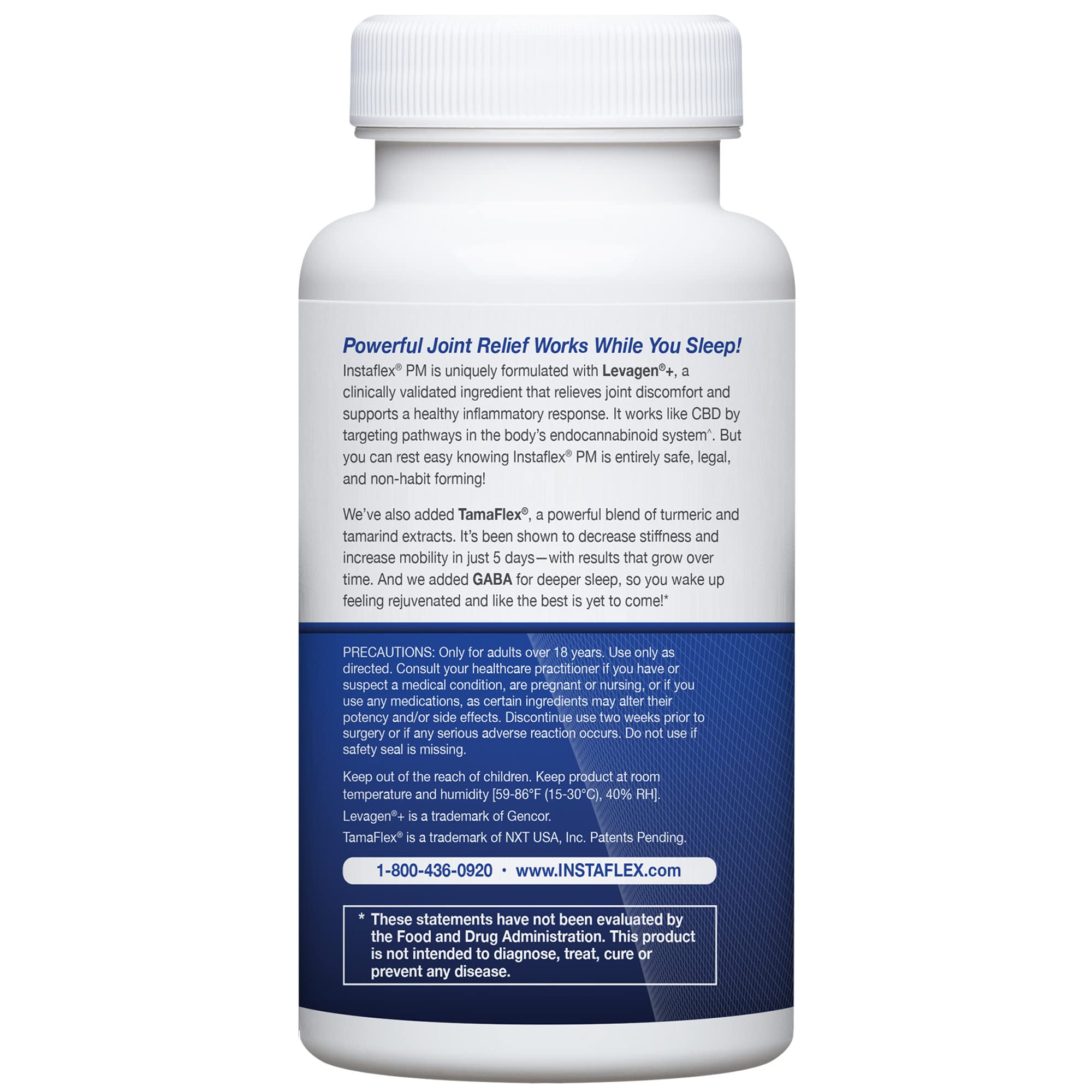Dosis nocturna Instaflex PM para sueño reparador y relajación