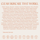 InstaNatural Serum Vitamina C: antes y despues, muestra mayor luminosidad.
