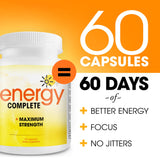 Energy Complete: cápsulas diarias para mantenerte activo sin bajones.