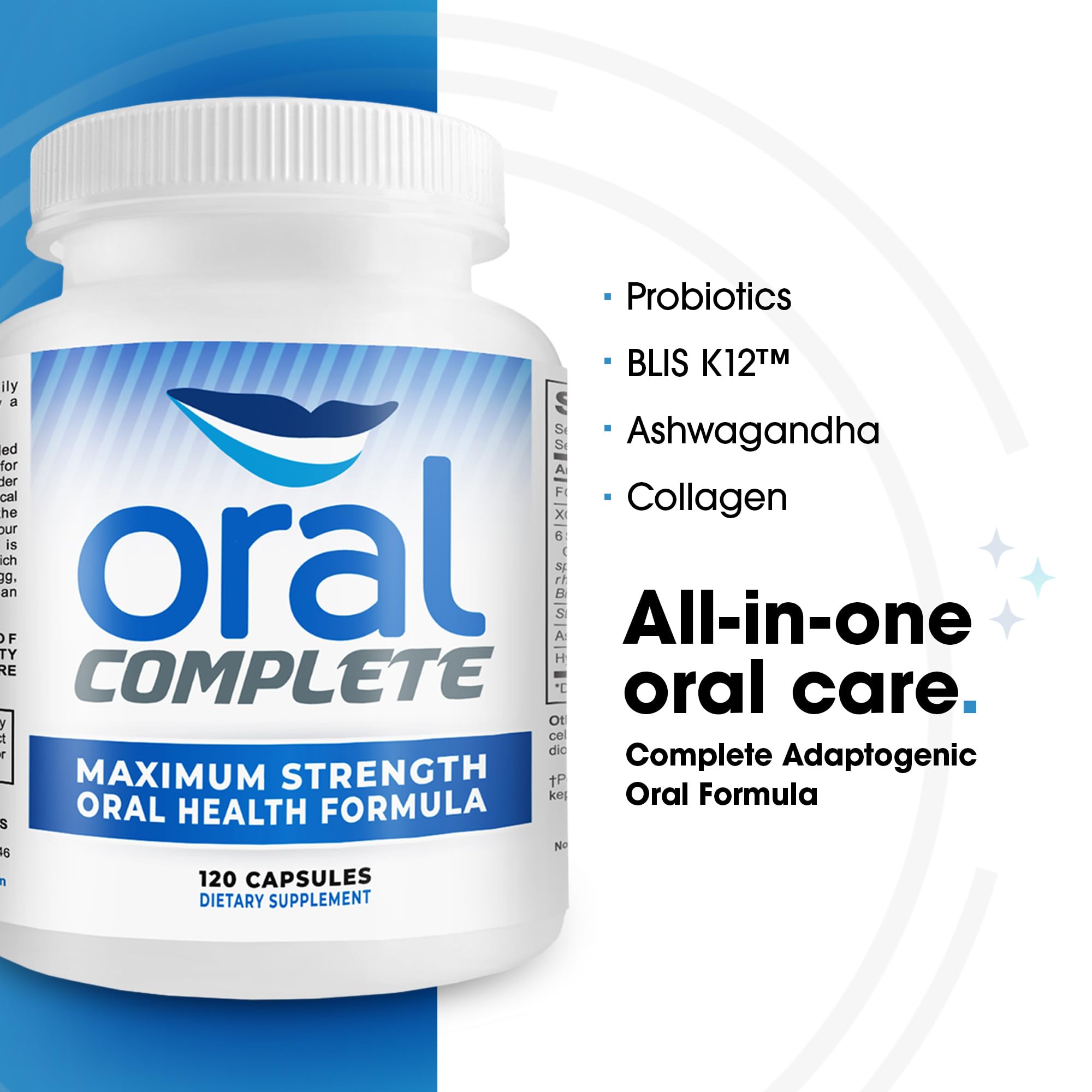 Instant Brands Oral Complete: empaque práctico que facilita la toma diaria en casa o fuera.
