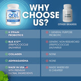 Instant Brands Oral Complete: probióticos para apoyo diario de la salud bucal.