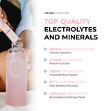 Instant Hydration, cuchara medidora para porciones precisas.