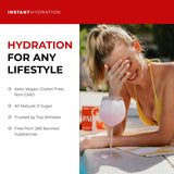 Instant Hydration Paloma: sal-frances-gris en la escena resaltando minerales