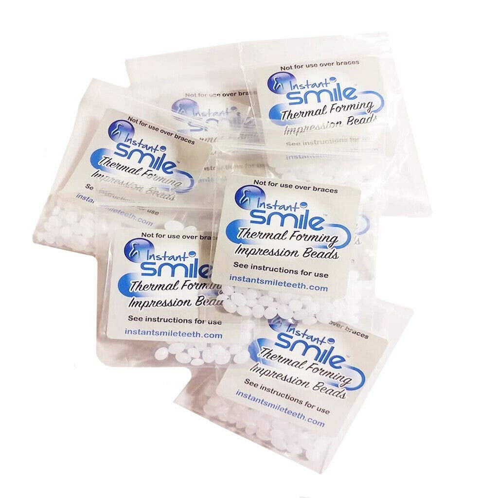 Instant Smile Billy Bob: perlas adhesivas termales para dientes falsos con ajuste personalizable.