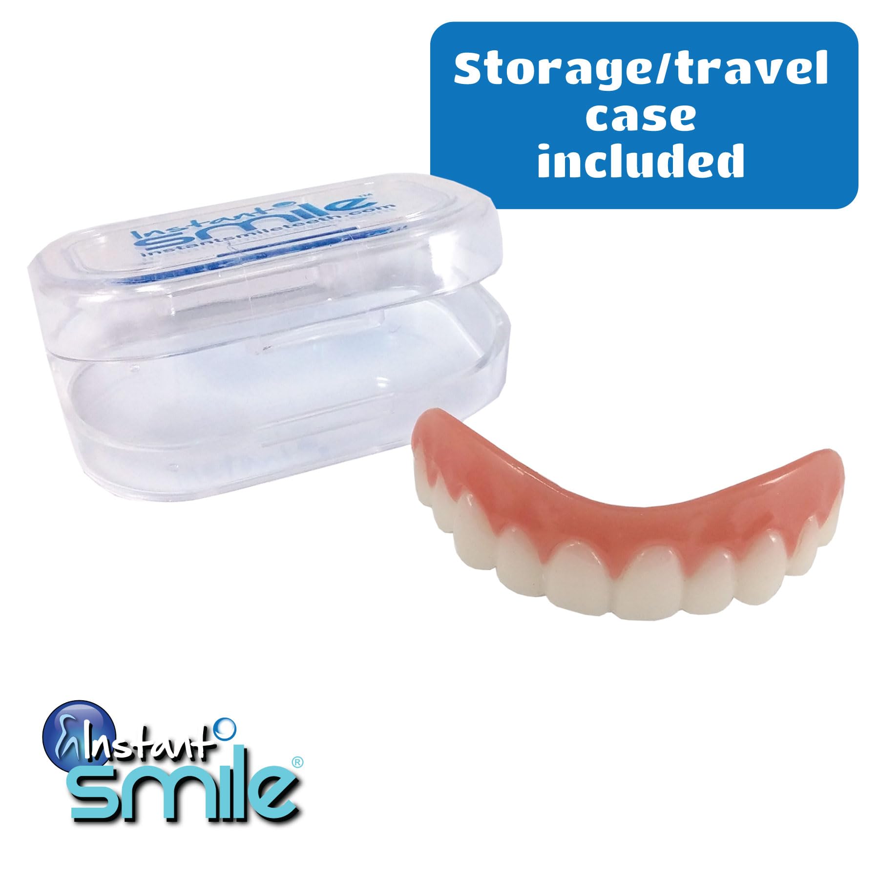 Instant Smile Comfort Fit Flex en empaque compacto para uso en casa.