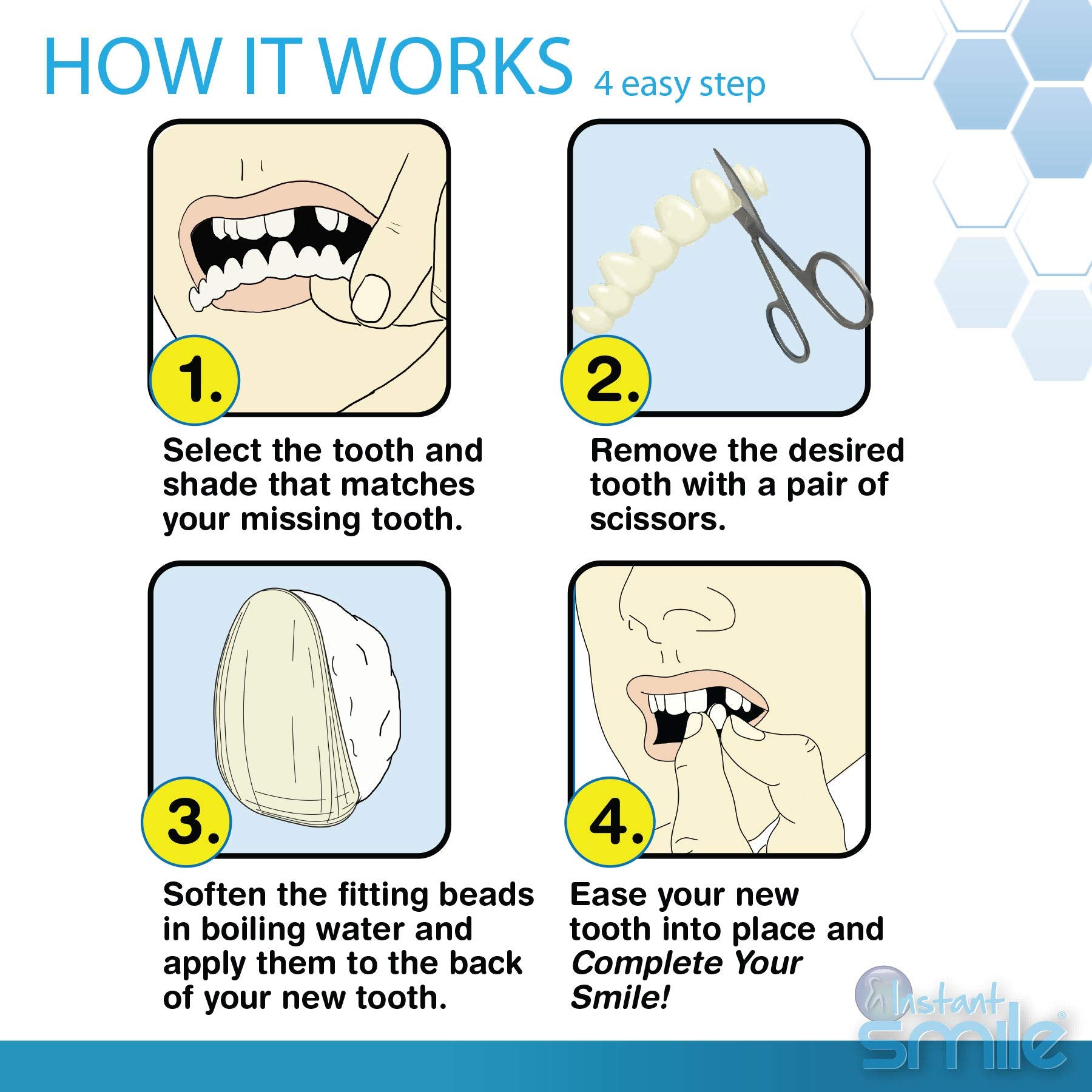 Instant Smile uso diario para mejorar estética sin esfuerzo.