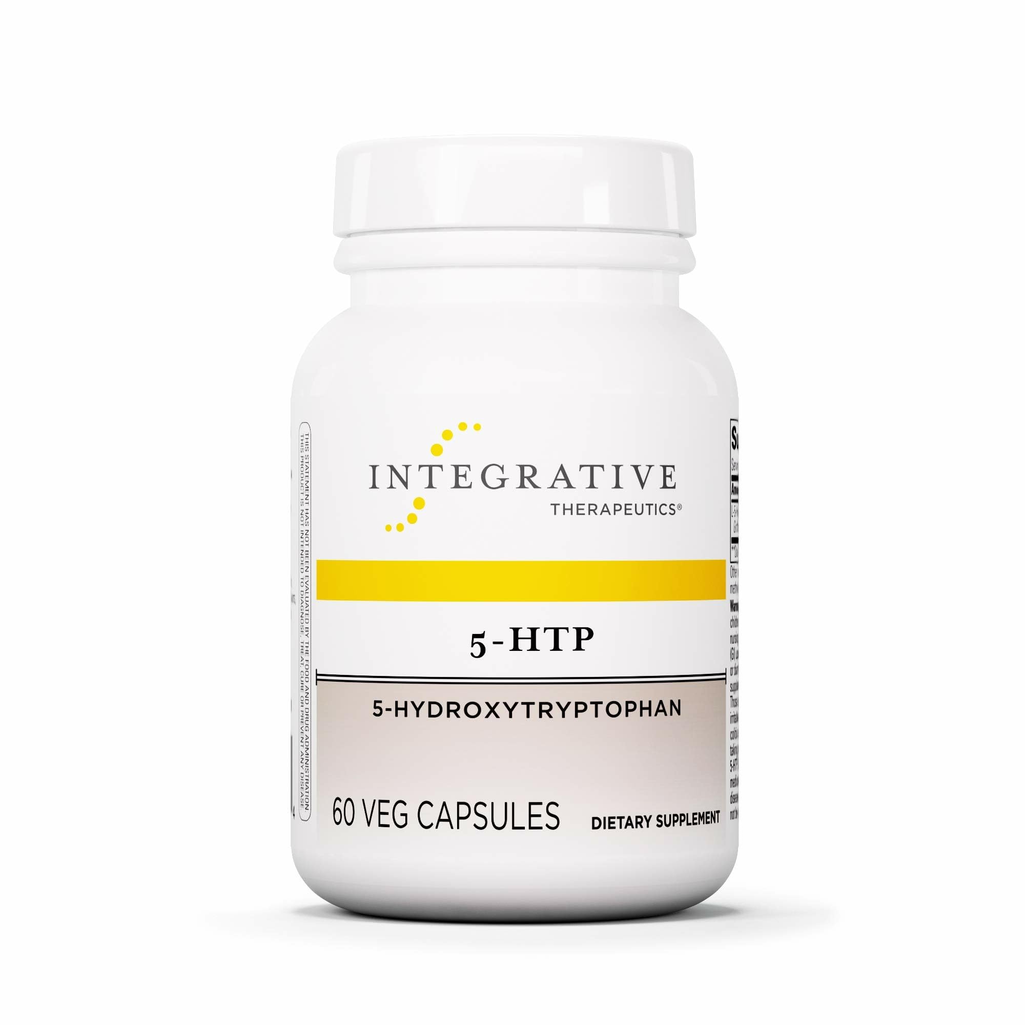 Integrative Therapeutics 5-HTP cápsulas en frasco para descanso potencial