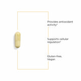 Integrative Therapeutics Alpha-Glycosyl Isoquercitrin, cápsulas visibles para consumo diario