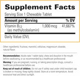 Etiqueta frontal de Integrative Therapeutics B-12 Active, fórmula vegana y libre de gluten.