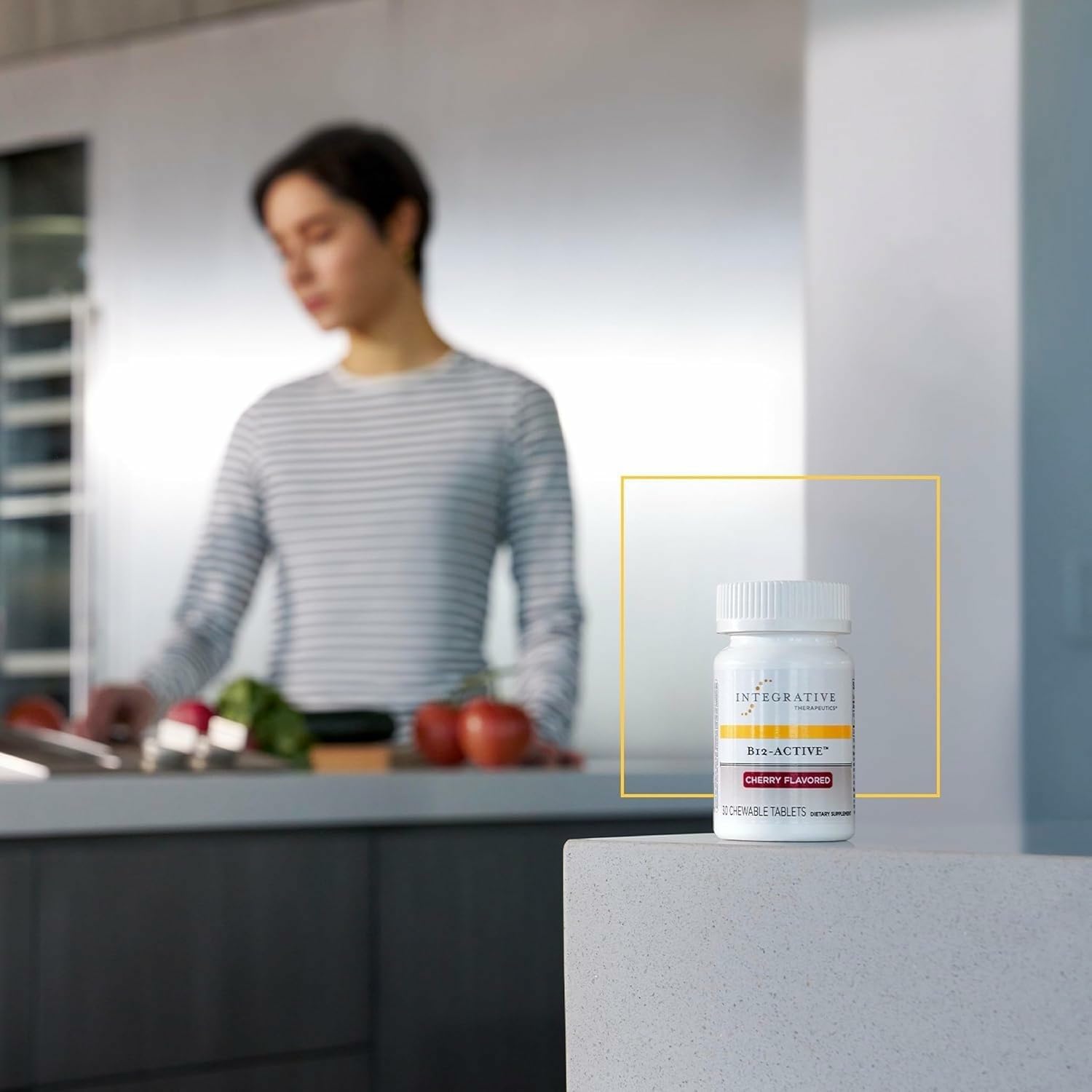 Integrative Therapeutics B12-Active tabletas sin lactosa para tolerancia alimentaria.
