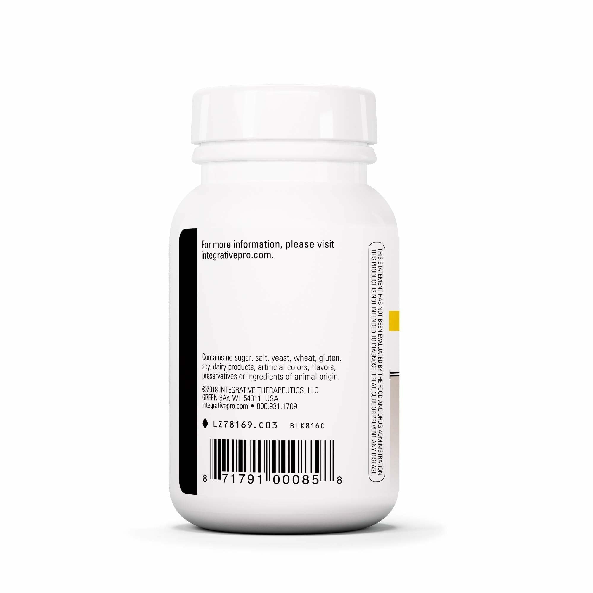 Berberine Complex de Integrative Therapeutics: ingredientes botánicos para apoyar el equilibrio intestinal.