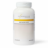 Botella de Integrative Therapeutics Betaína HCl con cápsulas para apoyo digestivo diario