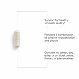 Cápsulas de Integrative Therapeutics Betaína HCl para uso diario, compatibles con dieta equilibrada