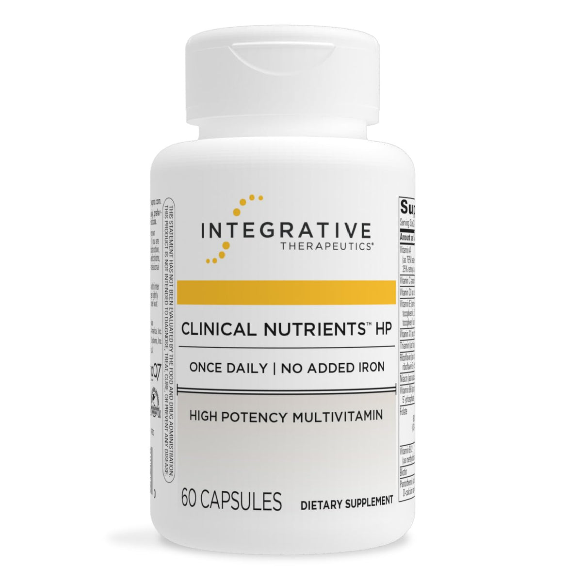 Integrative Therapeutics Clinical Nutrients HP, botella frontal, apoyo diario de micronutrientes