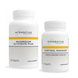 Cortisol Manager de Integrative Therapeutics en botella para apoyo al estrés
