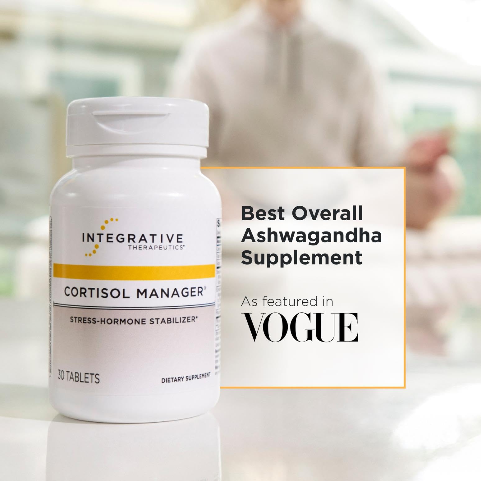 Integrative Therapeutics Cortisol Manager: cápsulas listas para consumo nocturno