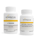 Frasco de Cortisol Manager de Integrative Therapeutics para apoyar el manejo del estrés diario