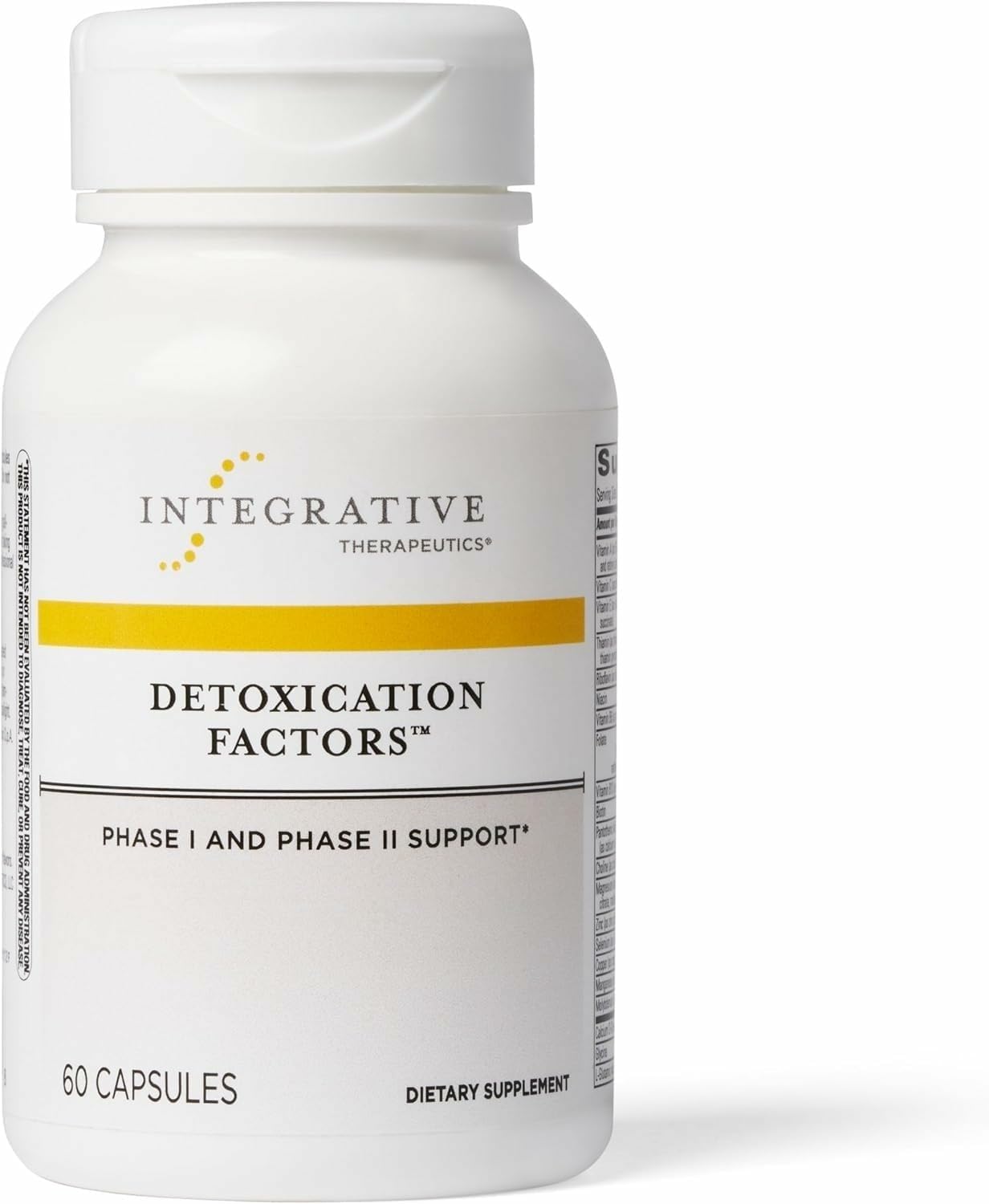 Botella de Integrative Therapeutics Detoxificación Factors para apoyo diario del hígado