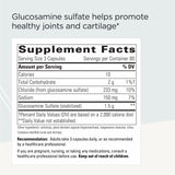Integrative Therapeutics Glucosamina Sulfato: etiqueta del envase con información de calidad